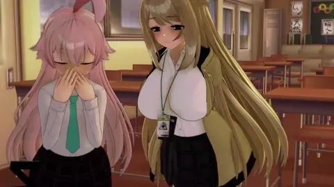 Blue Archive - Sex with Hoshino & Nonomi