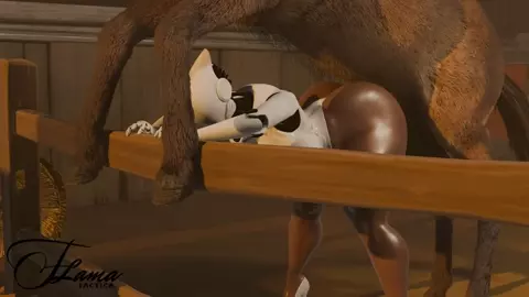 HAYDEE AND HER HORSIE IN THE BARN | FLAMA