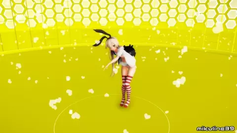 Shimakaze - Deep Blue Town (ver. 3) [MMD R18] Mikuline39