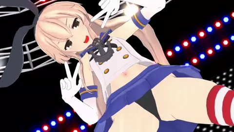 Shimakaze - Bass Knight (ver. 3) [MMD R18] Awakyun