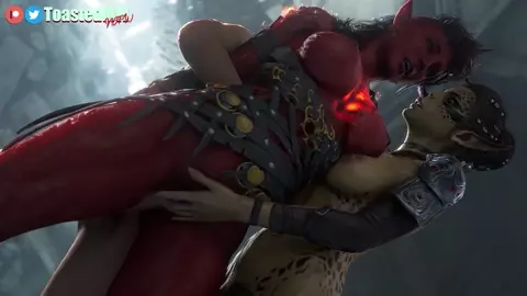 Karlach Being Fucked While Lae'zel Fingers Her (Teaser)
