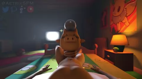 Shiny Spoink Jump Animation (4k)