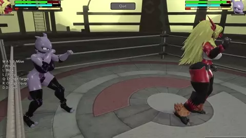 HR2 Furry: Blaziken vs Mewtwo