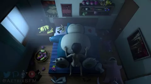 Snorlax Sleep Animation (4k)