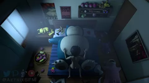 Snorlax Sleep Animation (4k)