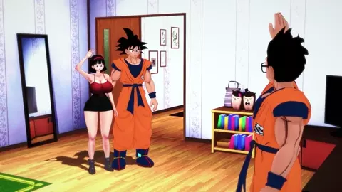 Videl is Goku Personal Cum Toilet
