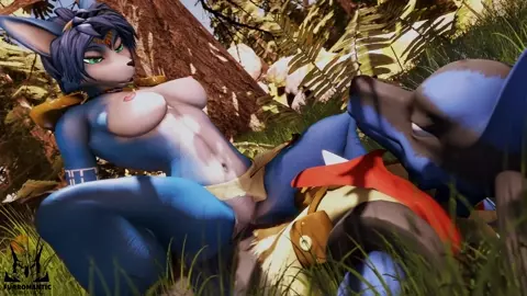 Krystal x Lucario (OC) - Furromantic