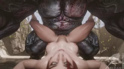 Femshep pounded by huge monster (test sound 2)