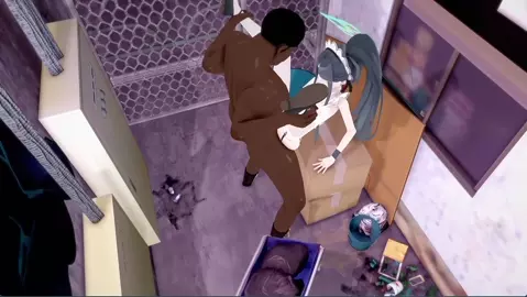 Blue Archive maid Alice in the alley