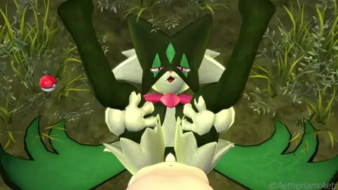 Meowscarada Missionary Animation (4k) (Outline)