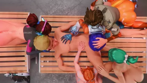 Overwatch Blowjob - Juno sucking Luke [Free Content]