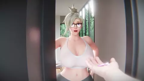 Tea Time With D.Va & Mercy [Reinamation][NO WM][4K60FPS]