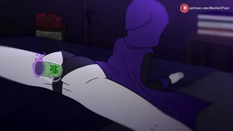 Raven playing around at night!