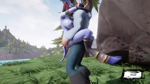 Masked Draenei fucked