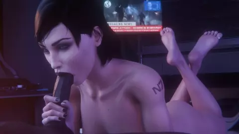 Goth Femshep Sucks You Off (Black)