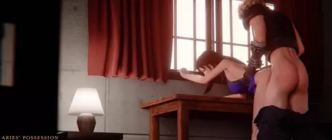 Tifa & Cloud: Doggystyle Creampie