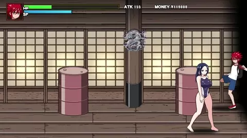 SakigakeOneshotaFight boss 1 and 2