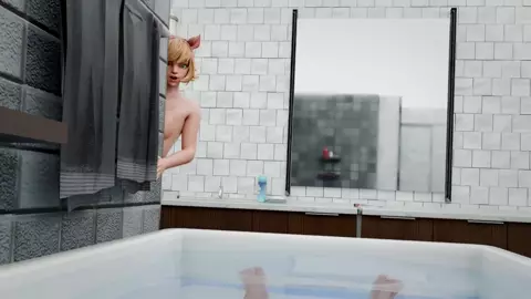 Bath With Squirel Girl [EXTENDED 4K60FPS] [Liepraag]