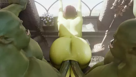 Princess Fiona & Orcs [Ogreskin][AXEN][NO WM][4K60FPS]