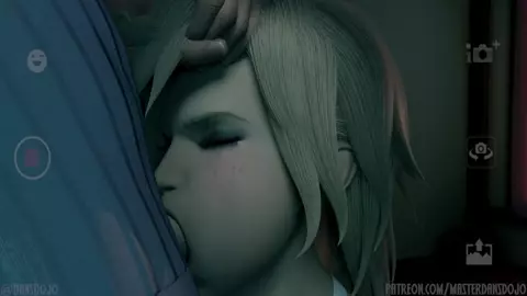 Kingdom Hearts ~ Riku X Namine: Roughest Sloppiest Blowjob ~ MasterDan