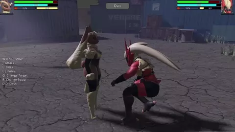 HR2 Furry: Lopunny vs Blaziken