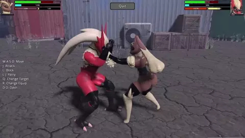 HR2 Furry: Lopunny vs Blaziken