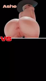 Ashe VS Widowmaker | Overwatch Fuck Battle