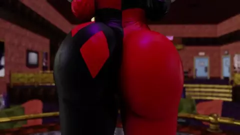 Kishi3D Harley Quinn Twerk Compilation