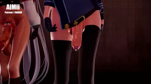 【FUTA】Ako & Iori's Futa dance【ふたなり】【Blue Archive】【ブルアカ】