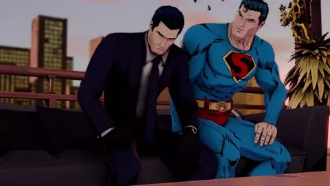 Justice League: Superman and Batman In Love