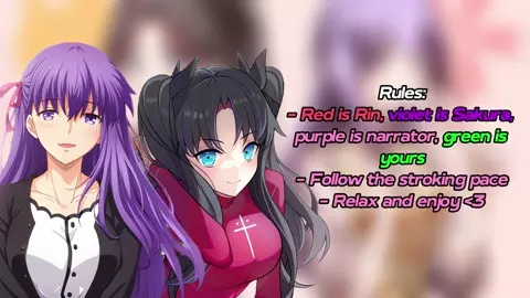 Sakura or Rin: who has better pussy for your cock? (Sex JOI)