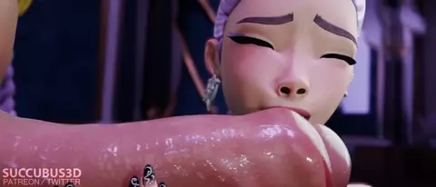 [KPop Demon Hunters] - Huge Dick is Deep Inside Rumi's throat (Succubus3D)