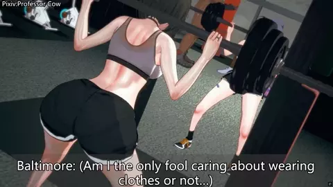 Gym training [ProfessorCow]