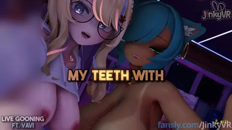 [JinkyVR] Cleaning my mouth with @Vavi_Cat FUTA cock