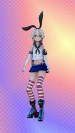 Shimakaze's 4 kicks [MMD R15] Obe