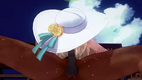 Blue Archive - The sex party at the beach