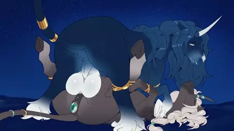 Mythological horse mating