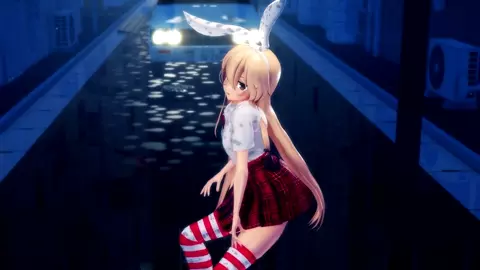 Shimakaze - Volume Up [MMD R15] Hamselvish