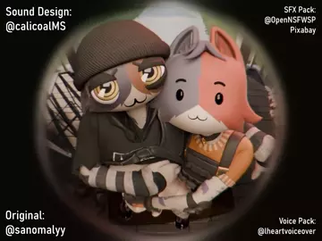 pov: two pussies begging to come in