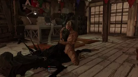 female yautja dominates a xeno queen (V1)