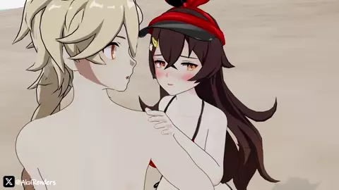 Amber at the Beach [AkuRenders]