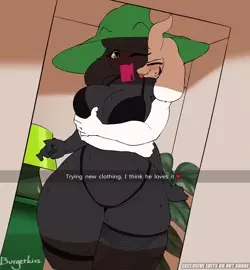 Ralsei X Asriel『Burgerkiss』