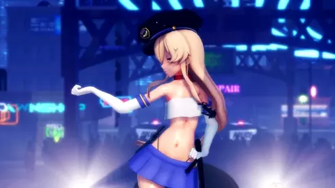 Shimakaze - RED [MMD R15] Hamselvish