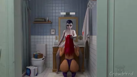 starfire sucking dick