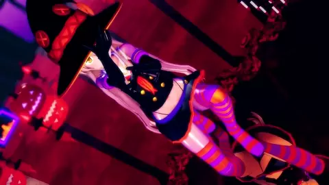 Shimakaze - Halloween Scream [MMD R15] Hamselvish