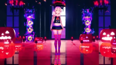 Shimakaze - Halloween Scream [MMD R15] Hamselvish