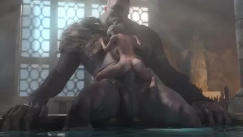 Ciri without a towel [2K] [UNCENSORED]