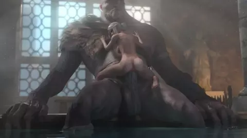 Ciri without a towel [2K] [UNCENSORED]