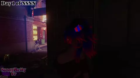 Day 1 NSNN was hiding in a Robot city and found a nice sex bot to use