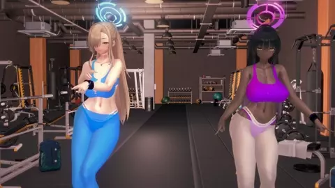 Baam - Asuna and Karin Blue Archive [SeruMMD]